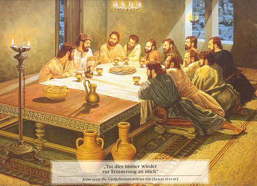 Watchtower-Jesus installs the Lord's Supper